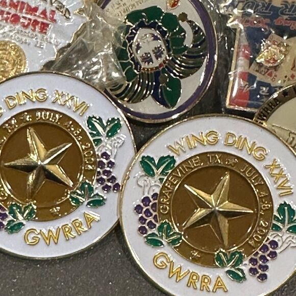 Honda Goldwing  Motorcycle Rally Wing Ding Assorted Collectible Pins over 40 - Picture 8 of 16